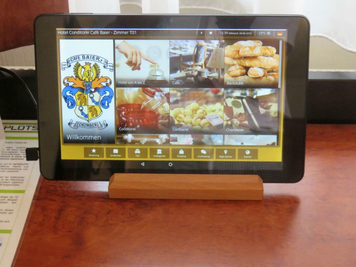 Schoemberg  Hotel Conditorei Cafe Baier מראה חיצוני תמונה